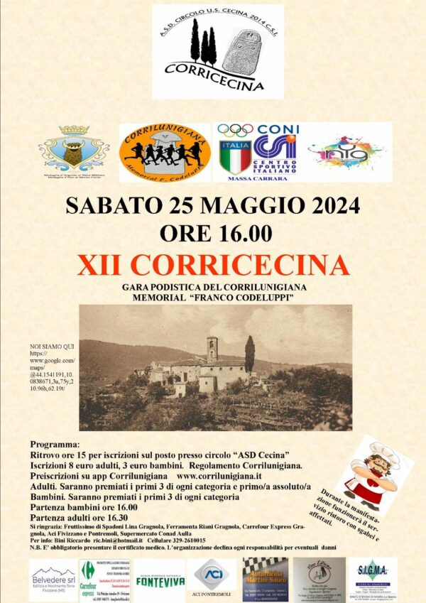 13° CORRI CECINA