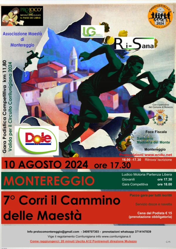 8° CORRI IL CAMMINO DELLE MAESTA'