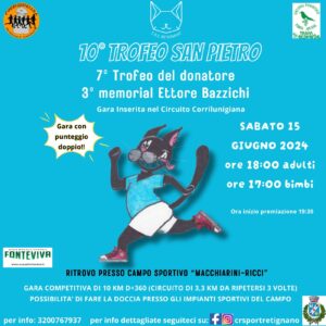 11° TROFEO S. PIETRO MEMORIAL E. BAZZICHI